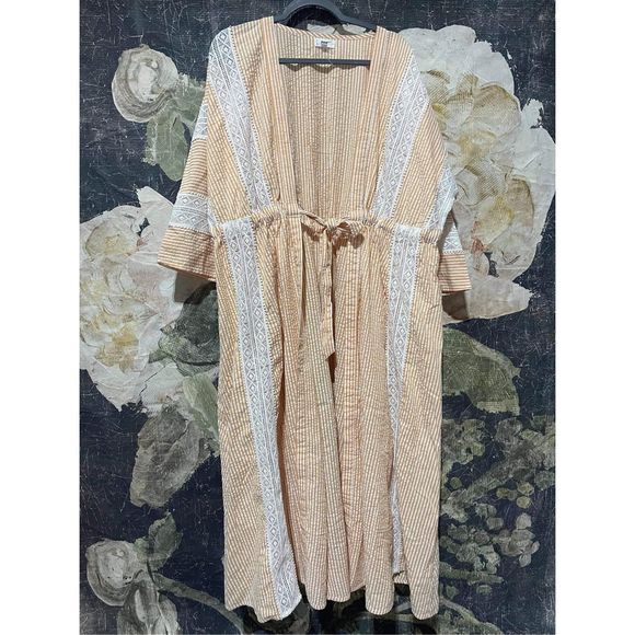 Anthropologie Sweaters - New Anthropologie c Rahi Stripe Kimono One Size